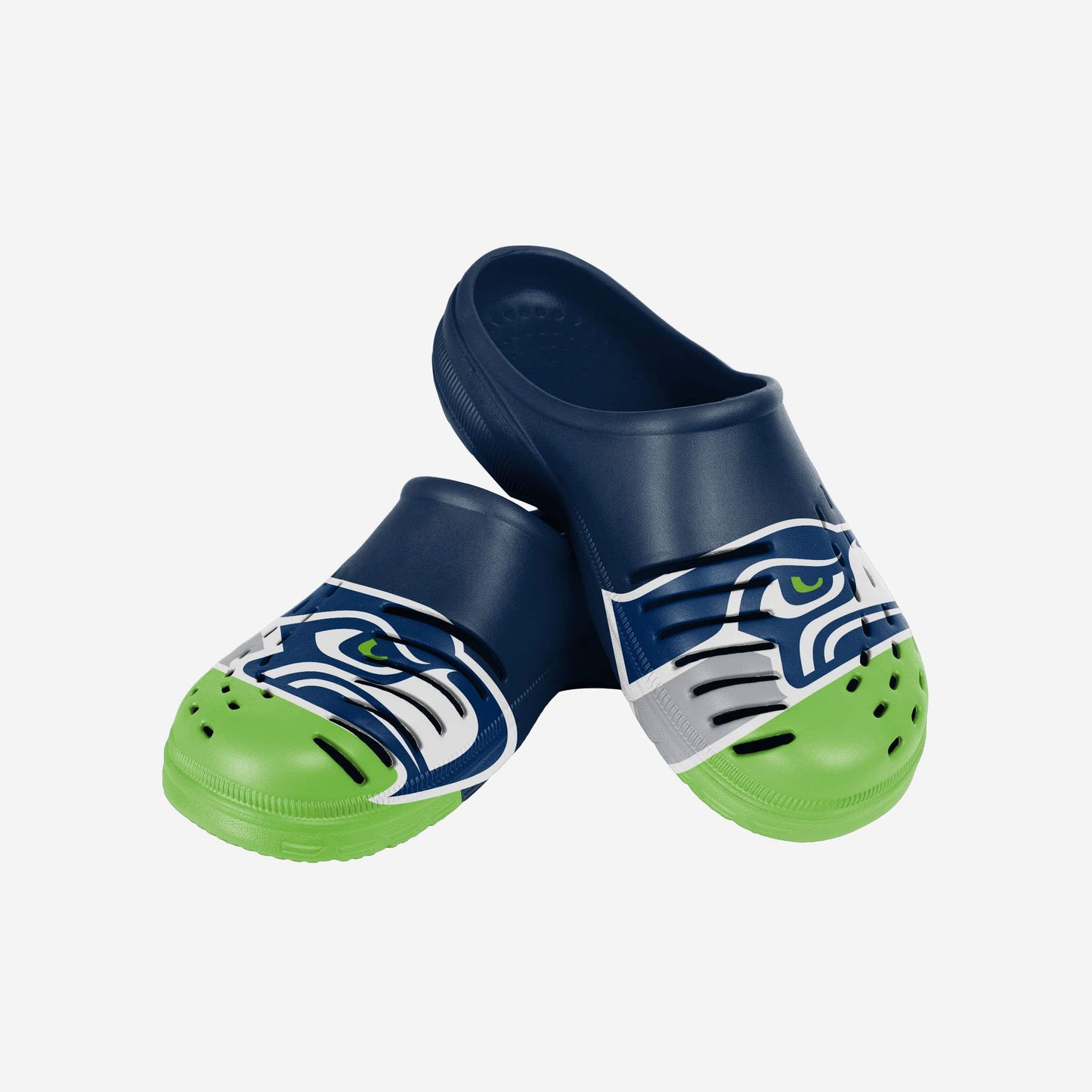 Seattle Seahawks Colorblock Big Logo Clog